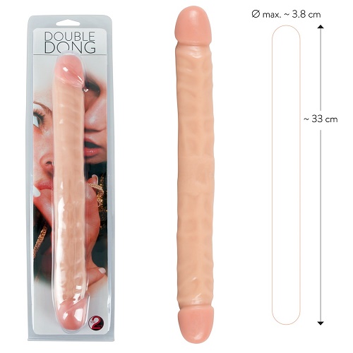 Двухсторонний фаллоимитатор Orion Double Dong, телесный 5357610000 - Orion - Двухсторонние фаллоимитаторы - Купить