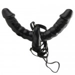 ___    Vibrating Double Delight Strap-On, 3382-23 PD