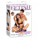    (5 ) Purple Pleasure Bondage Set , 3863-12
