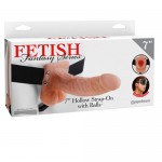      Fetish Fantasy Series 7 Hollow Strap-On with Balls 3373-21 PD