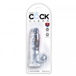   King Cock Clear 5 Cock with Balls    , 5751-20