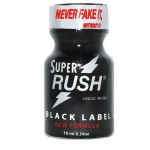  Super Rush Black label PWD 10 ml ( Exclusive ) Isobutylnitrite, Rush2131BL