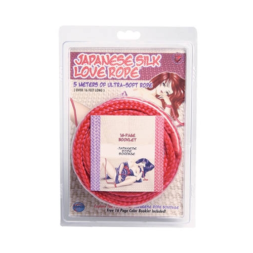 Фиксации Japanese Silk Love Rope, 5 м, красные, TS1014436