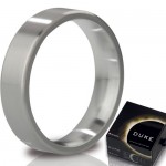 Матовое стальное эрекционное кольцо Duke - 4,8 см., 46426