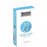 Презервативы ультраувлажняющие Secura  Extra Wet 12 шт., 4165840000