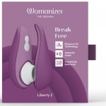 Бесконтактный клиторальный стимулятор Womanizer Liberty 2 фиолетовый, WZ112SG5