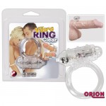 Виброкольцо Vibro Ring Clear прозрачное, 564346