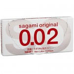 Полиуретановые презервативы 2 шт,  SAGAMI Original 002, 143141