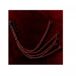 Плеть многохвостка-6 хвостов (черно-красный лак)P1103