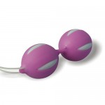 Вагинальные шарики фиолетово-белые, 11005-HW