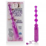 Анальная цепочка Waterproof Vibrating Pleasure Beads с вибрацией фиолетовая, SE-1329-14-2