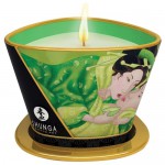 Массажная арома свеча/масло Exotic Green Tea Зеленый чай 170 мл., 4511DESC