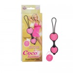 _Вагинальные шарики из силикона Coco Licious Kegel Balls - Pink Balls розовые, SE-2931-02-3