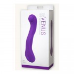 Вибромассажер UltraZone® Venus 6x Silicone G-Spot перезаряжаемый фиолетовый, TS1600698