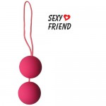 Вагинальные шарики Sexy Friend Balls красные, 70151-6
