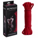 Веревка Bondage Collection красная, 1040-04lola