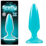 Анальная пробка малая  Firefly Pleasure Plug - Small - Blu, 475-27