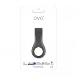   B4 Vibrating Ring Grey, OVOB49055