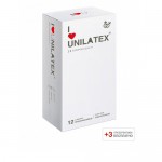 Презервативы Unilatex Ultrathin 12 шт. (+3 шт в подарок), 3015Un
