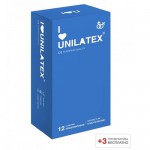 Презервативы гладкие Unilatex Natural Plain 12 шт +3 шт в подарок., 3013Un