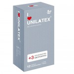 Презервативы Unilatex Dotted 12 шт.(+3 шт в подарок), 3020Un