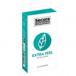 Презервативы ультратонкие Secura Extra Feel 12 шт., 4164950000