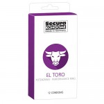 Презервативы ультрапрочные Secura El Toro 12 шт., 416380