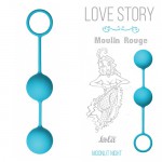 Вагинальные шарики Love Story Moulin Rouge blue, 3009-03