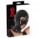 Латексная маска-шлем LateX чёрная, 292005