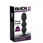 Анальная втулка тяжелая Black Velvets Heavy Beads 145 грамм, 533025