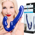    Strap U Revolver II Vibrating Strapless Strap On Dildo, AE170