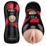    c   PDX ELITE Vibrating Pussy Stroker, RD521