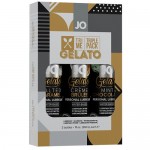 Подарочный набор вкусовых лубрикантов Gelato Tri-Me Triple Pack, JO10059