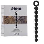 Анальная цепочка SONO чёрная, SON028BLK