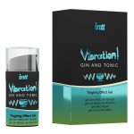 Жидкий интимный гель Gin & Tonic с эффектом вибрации 15 мл., VIB0007